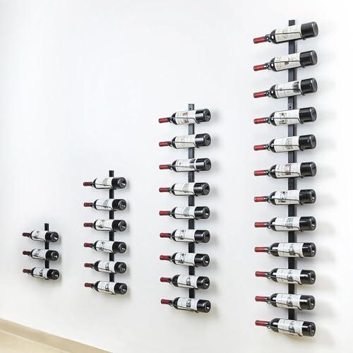 Portabottiglie da Parete Modulare per 12 Bottiglie di Vino