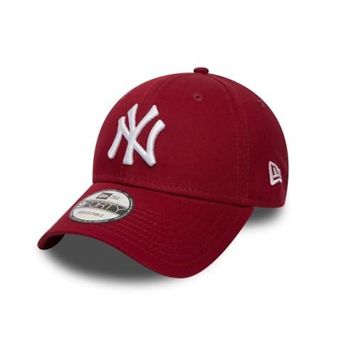 New Era 9Forty MLB Ess Yankees: Il Cappellino da Baseball Rosso Bordeaux per Veri Tifosi