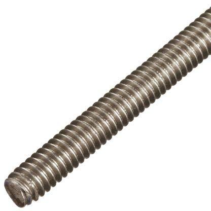 Barra Filettata Inox A4 AISI 316 Destra - M10 x 1000 mm (DIN 975)