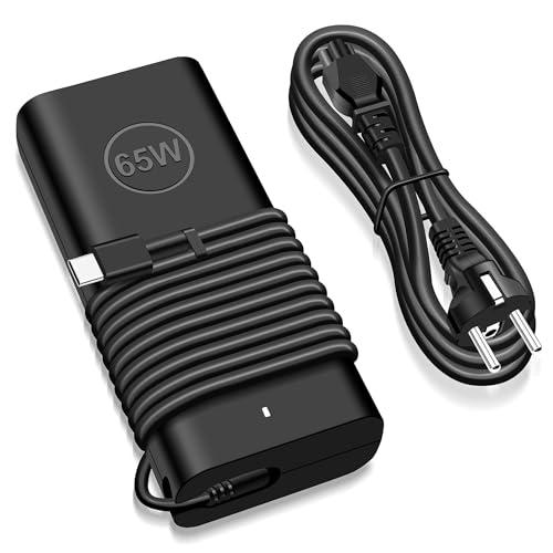 Alimentatore USB C da 65 W per Dell Latitude 3440 3540 5320 5410 5420 5440 5520 5530 5540 7330 7340 7370 7400 7410 7420 7430 7440 74 90 XPS 12 13 9250 9350 9410 Chromebook 3100 Caricabatterie tipo C