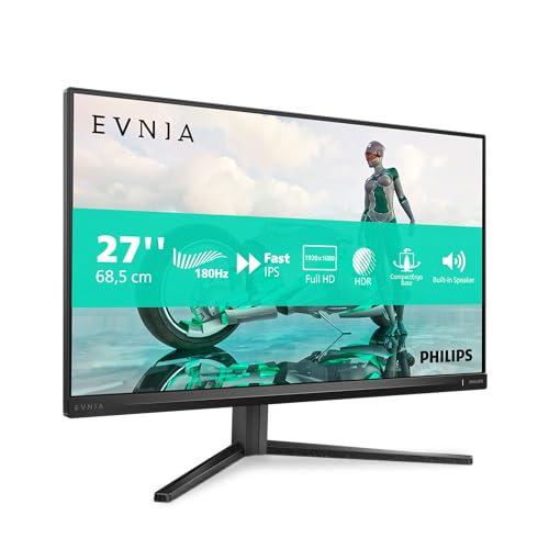 Philips 27M2N3200AM - Monitor da gioco Full HD da 27 pollici, 180 Hz, 1ms GtG, FreeSync Prem., G-Sync comp. (1920x1080, 2x HDMI, DisplayPort) nero/grigio