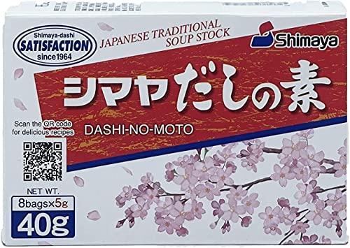 Shimaya Bonito Dashi - Brodo di pesce essiccato in polvere, 40 g
