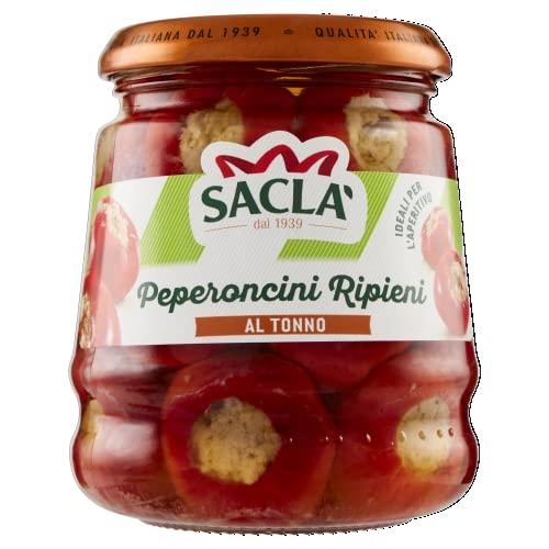 Saclà Peperoncini Ripieni al Tonno - 280g x 12