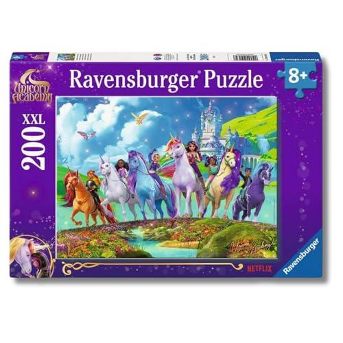 Ravensburger - Puzzle XXL Accademia Dell'Unicorno (200 Pezzi)