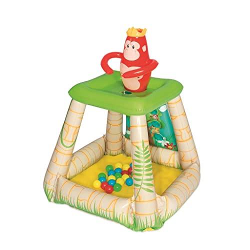 Up, In & Over Piscina con 25 Palline Jungle Time, 2+ Anni, Cm. 89X86X107