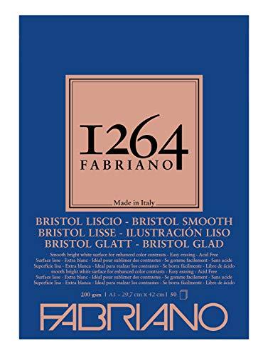 Fabriano Blocco Bristol 1264 A3 200g 50ff