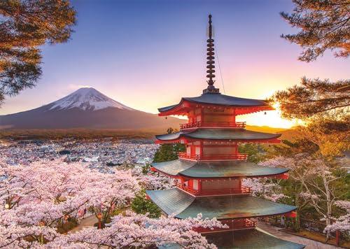 Ravensburger - Puzzle Ciliegi in Fiore e Monte Fuji, 1000 Pezzi