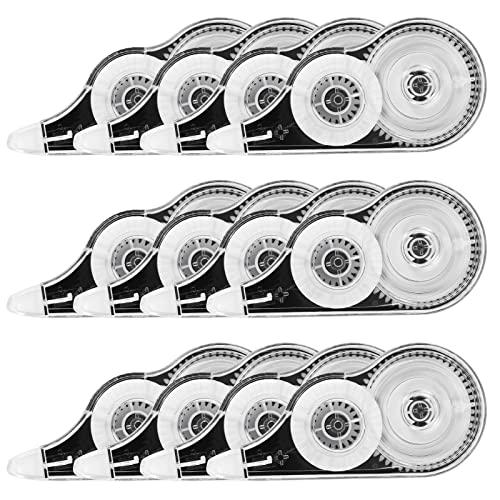 Set di 12 Correttori a Nastro Neri, 12m x 5mm