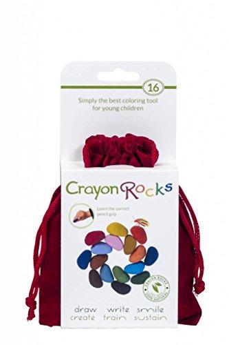 Crayon Rocks 16 Colori in Sacchetto di Velluto Rosso