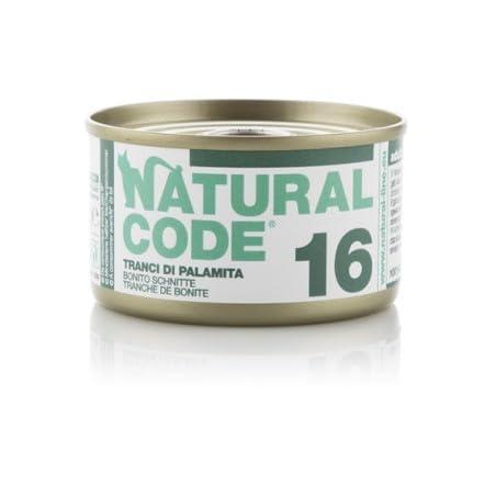 Natural Code Scatoletta Umido Gatto Tranci di Palamita 85g