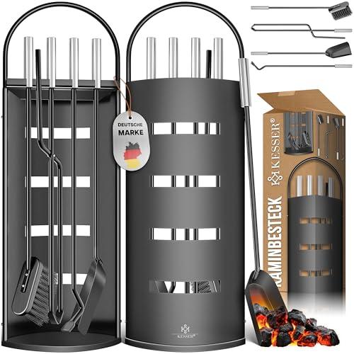 Kesser Set Accessori per Camino 5 Pezzi - Design Moderno ed Elegante