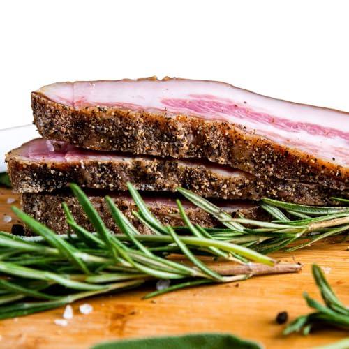 FA.LU.CIOLI Guanciale di Maiale con Pepe IGP - Salume Artigianale Italiano
