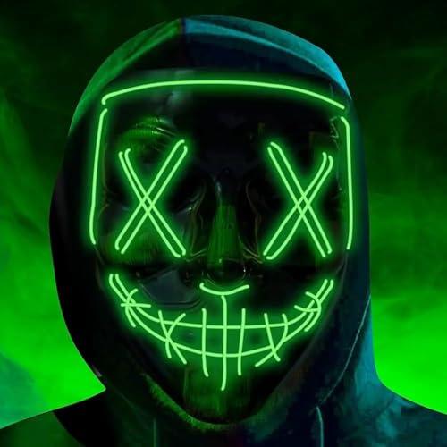 Maschera LED Halloween 