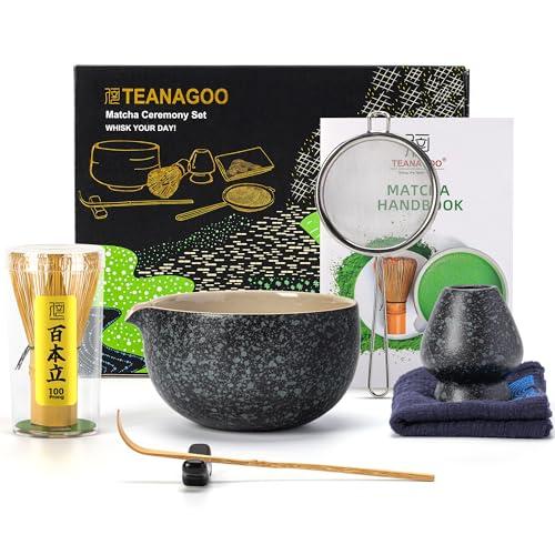 Teanagoo Matcha Kit Cerimoniale - Set Completo per la Preparazione del Tè Matcha