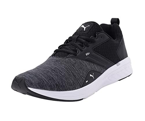 PUMA Unisex NRGY Comet Running Shoes, Nero/Bianco, Taglia 41 EU