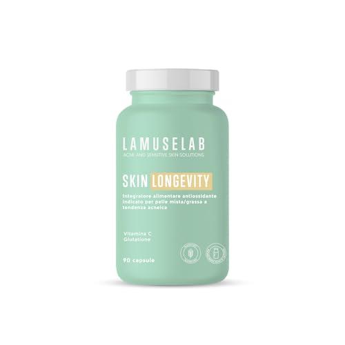 Lamuselab Skin Serenity - Integratore Alimentare per Pelle Sensibile e Arrossata