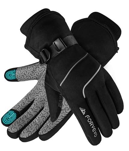 Guanti da Sci Uomo Donna Invernali Termici Impermeabili Antiscivolo
