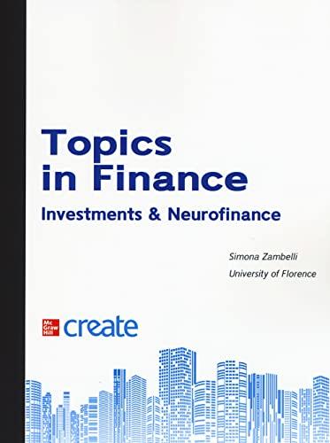 Topics in Finance: Esplora le Frontiere della Finanza Moderna (Con E-Book)