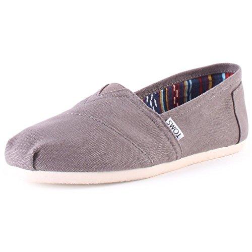 TOMS Alpargata Core, Mocassino basso Donna, Grigio, 37 EU