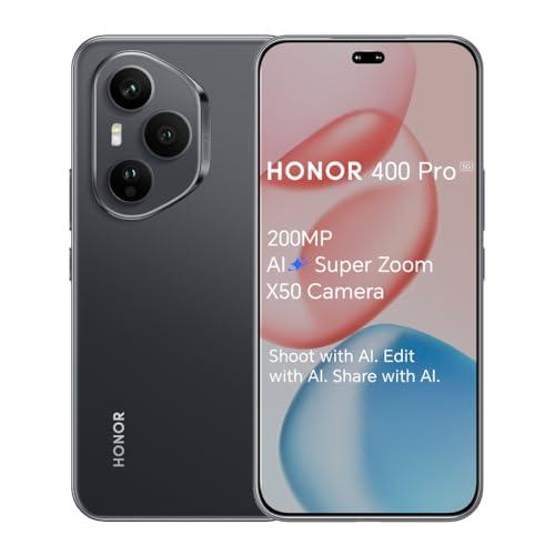HONOR 400 PRO Midnight Black 12GB+512GB - Fotocamera AI 200MP e Display AMOLED 6.7