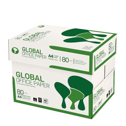 Global Office Paper Carta A4 per Stampante - 80gr - 2500 Fogli