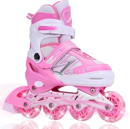 DUZSKJ Pattini in linea regolabili per bambini