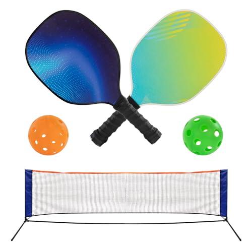 Idena 40253 - Set da Pickleball Completo per Interni ed Esterni