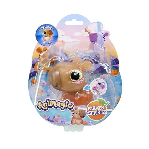 Animagic Let’s Glo Capybara Marrone - Animale Interattivo Luminoso