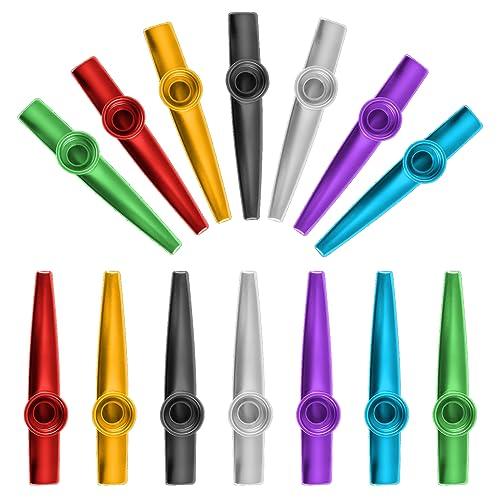 Set di 14 Kazoo in Lega di Alluminio Colorati