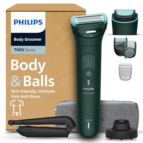 Philips Bodygroom Serie 7000 BG7485/30: Rifinitore Intimo Uomo per Rasatura Perfetta e Delicata