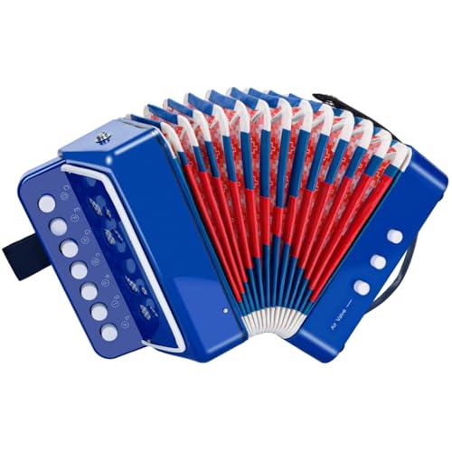 Fisarmonica per Bambini a 10 Tasti - Blu