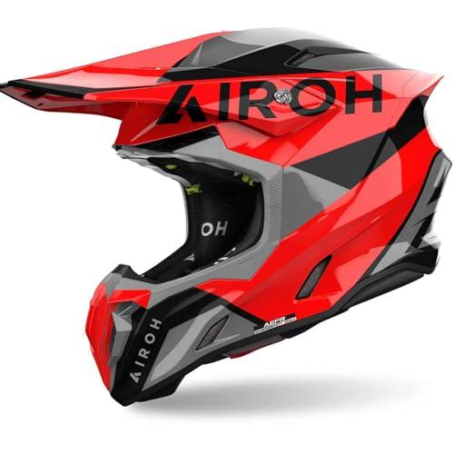 AIROH Twist 3 King Red Gloss Casco Offroad