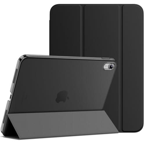 JETech Custodia per iPad 10 (10,9 Pollici, Modello 2022, 10ª Generazione), Supporto Sottile con Retro Rigido Cover con Auto Svegliati/Sonno (Nero)