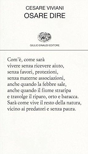 Osare dire - Cesare Viviani