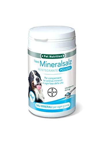 Bayer Neo Mineralsalz, Mangime Minerale per Cani, Polvere 220 Gr