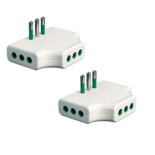Fanton 82250-B2 Set 2 Adattatori Salvaspazio Tripla Piatta
