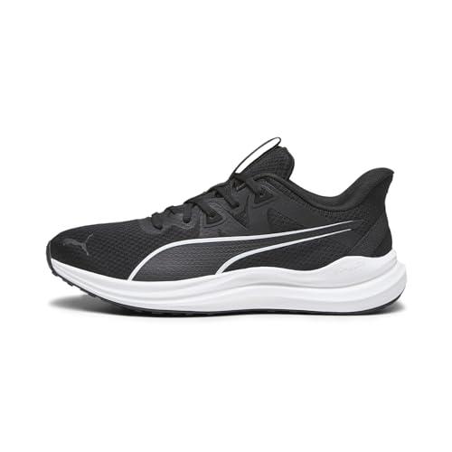 PUMA Unisex Reflect Lite Scarpe da corsa su strada, Black White, 44.5 EU