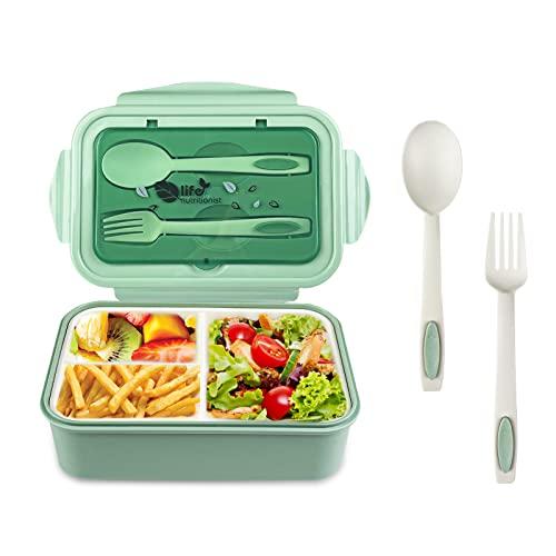 Newpop Porta Pranzo con 3 Scomparti Verde