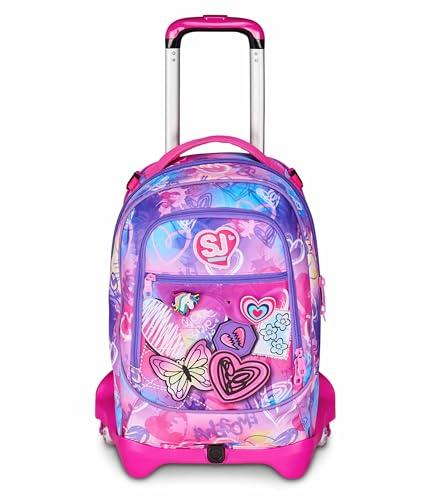 SJ Gang Style Jam Gang Trolley Scuola Jack 3 Ruote Fucsia