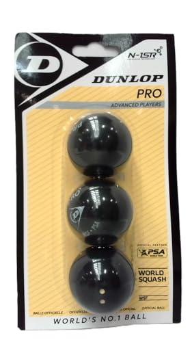 Dunlop Pro Double Yellow: Palline Squash Professionali per Tornei