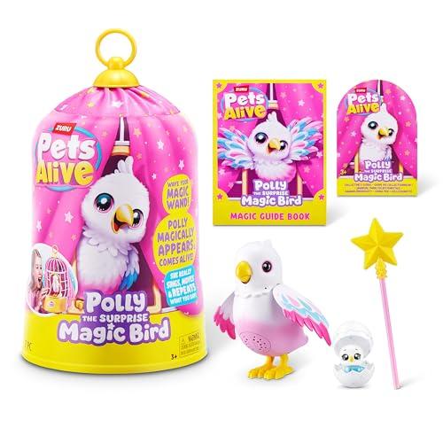 Pets Alive Polly the Magic Bird di ZURU, giocattolo robotizzato interattivo