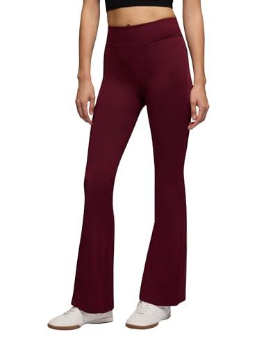 TERRANOVA Leggings Donna a Zampa – Bordeaux