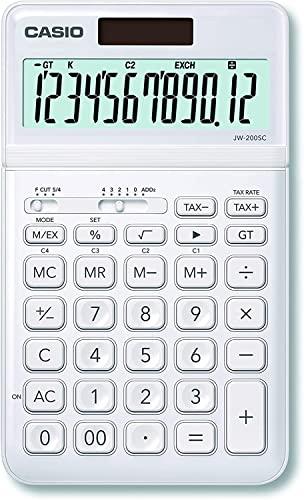 Casio JW-200SC-WE Calcolatrice da Tavolo