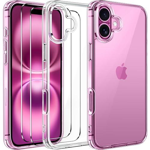 iVoler Anti Ingiallimento Chiaro Cover per iPhone 16