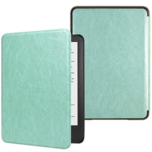DMLuna Custodia per 6 Pollici Nuovo Kindle 11a Generazione 2024/2022, ultra sottile e leggera, custodia in pelle PU resistente e durevole, con funzione di spegnimento automatico