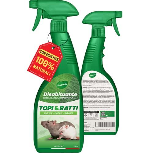 Gardemia Disabituante Anti Topi e Ratti - Spray Naturale 750ml