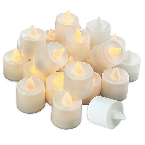 Nutabevr 24 pezzi Candele a LED Senza Fiamma