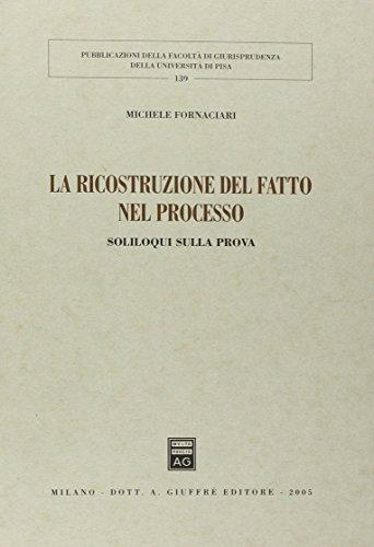 Ricostruzione del fatto nel processo.