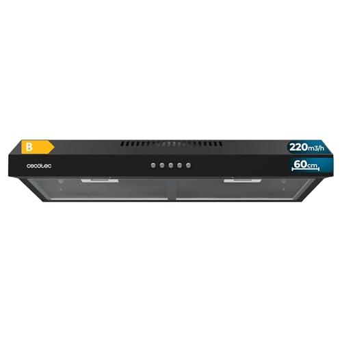 Cappa Aspirante Cecotec Bolero Flux CM 602200 Black B 60cm