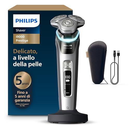 Philips Shaver Series 9000 Prestige XP9204/10 - Rasoio Elettrico Wet & Dry con Tecnologia SkinIQ